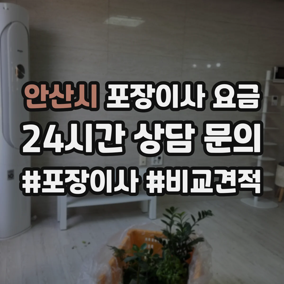 안산시 포장이사 요금 포장재 포함 조건을 한 번에 정리