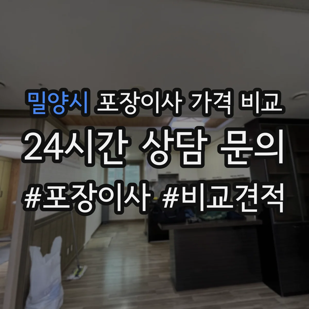밀양시 포장이사 가격 비교
