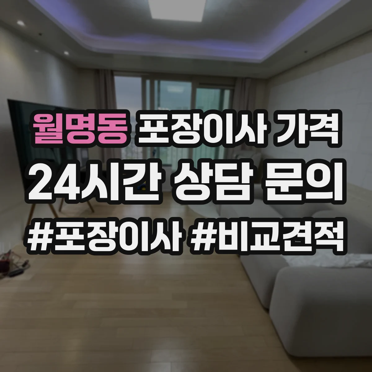 월명동 포장이사 가격