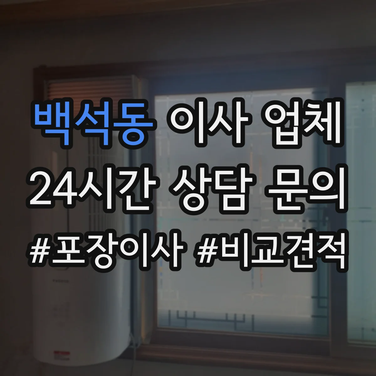 백석동 이사 업체