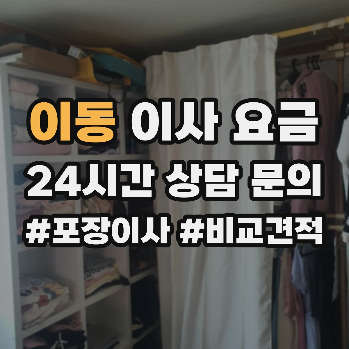 이동 이사 요금