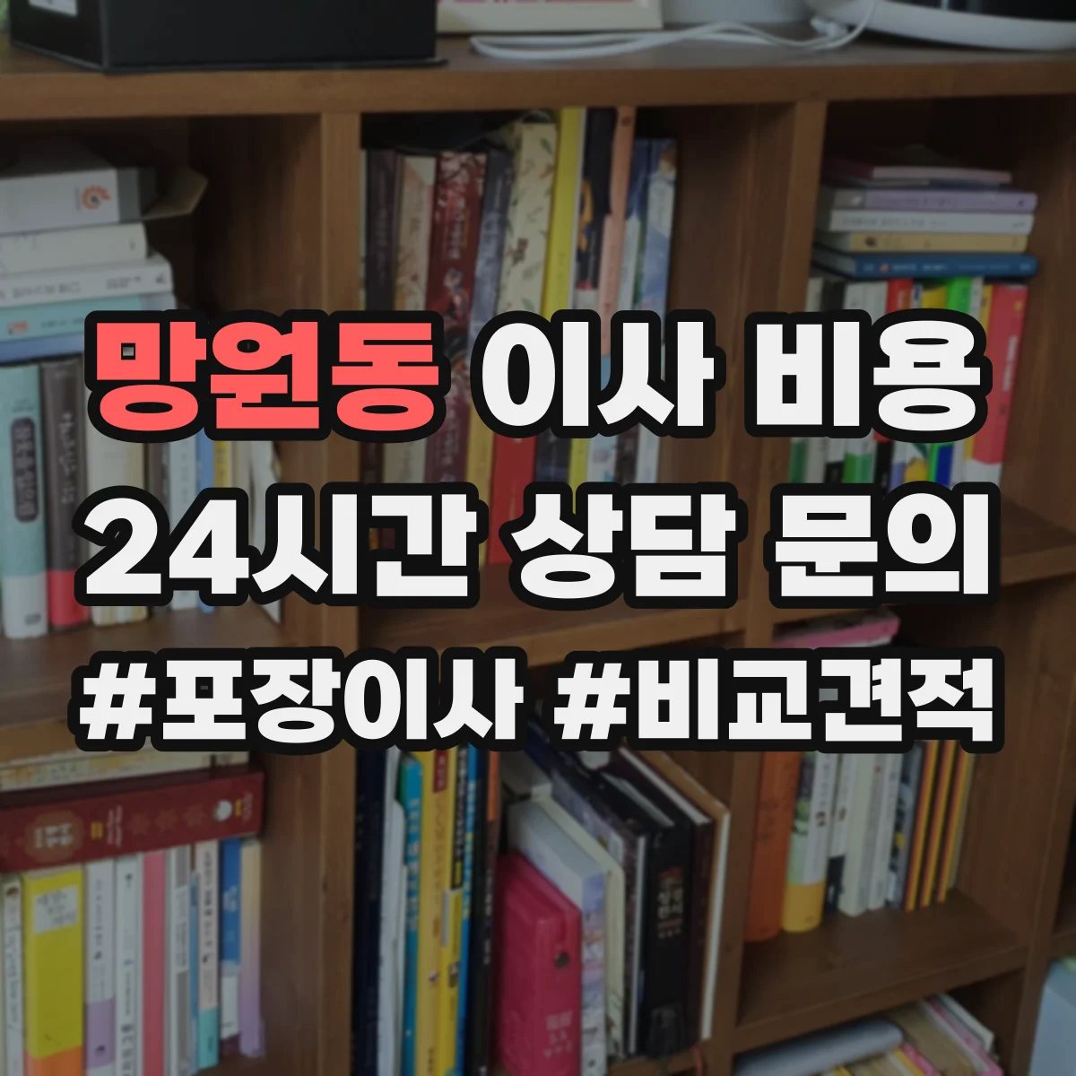 망원동 이사 비용