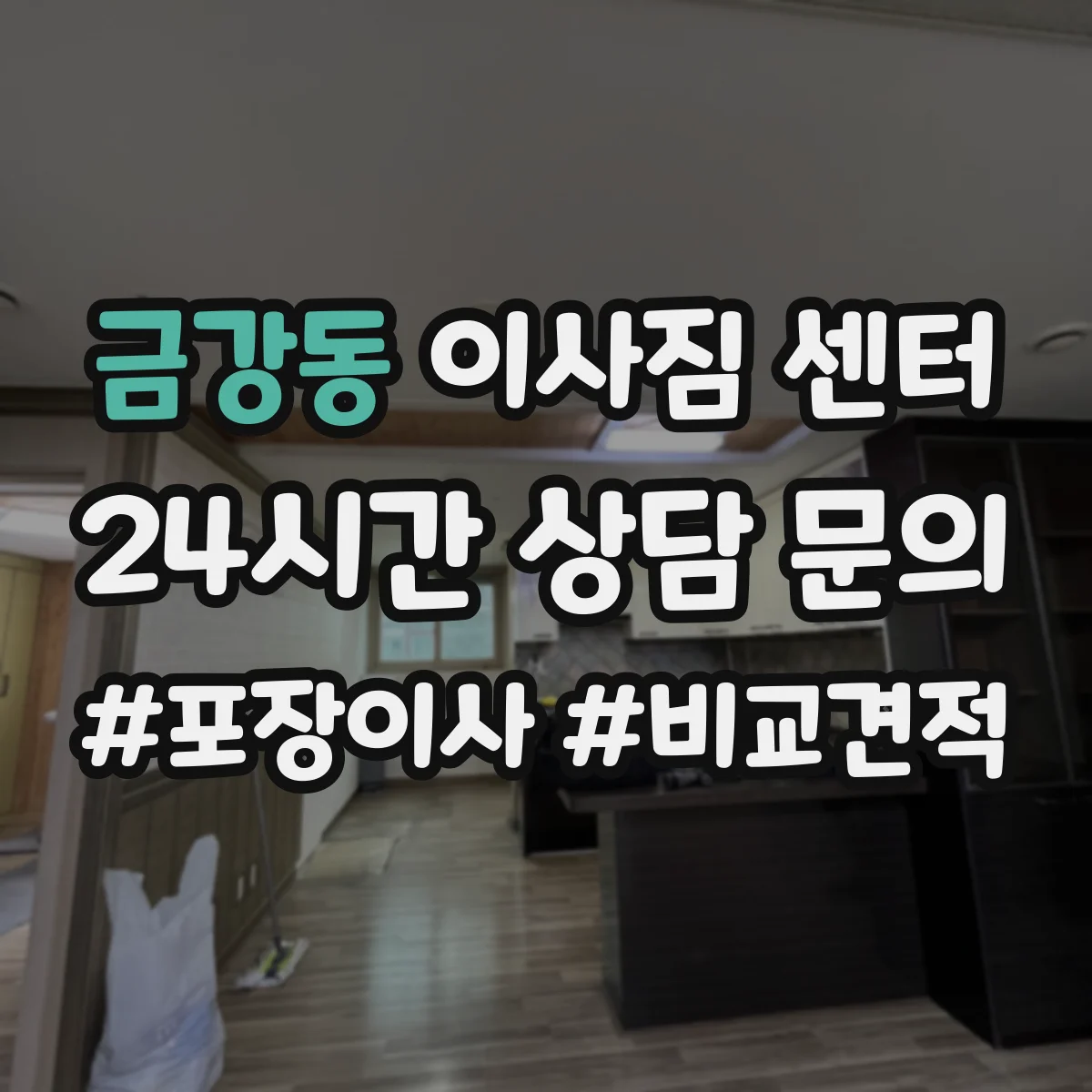 금강동 이사짐 센터