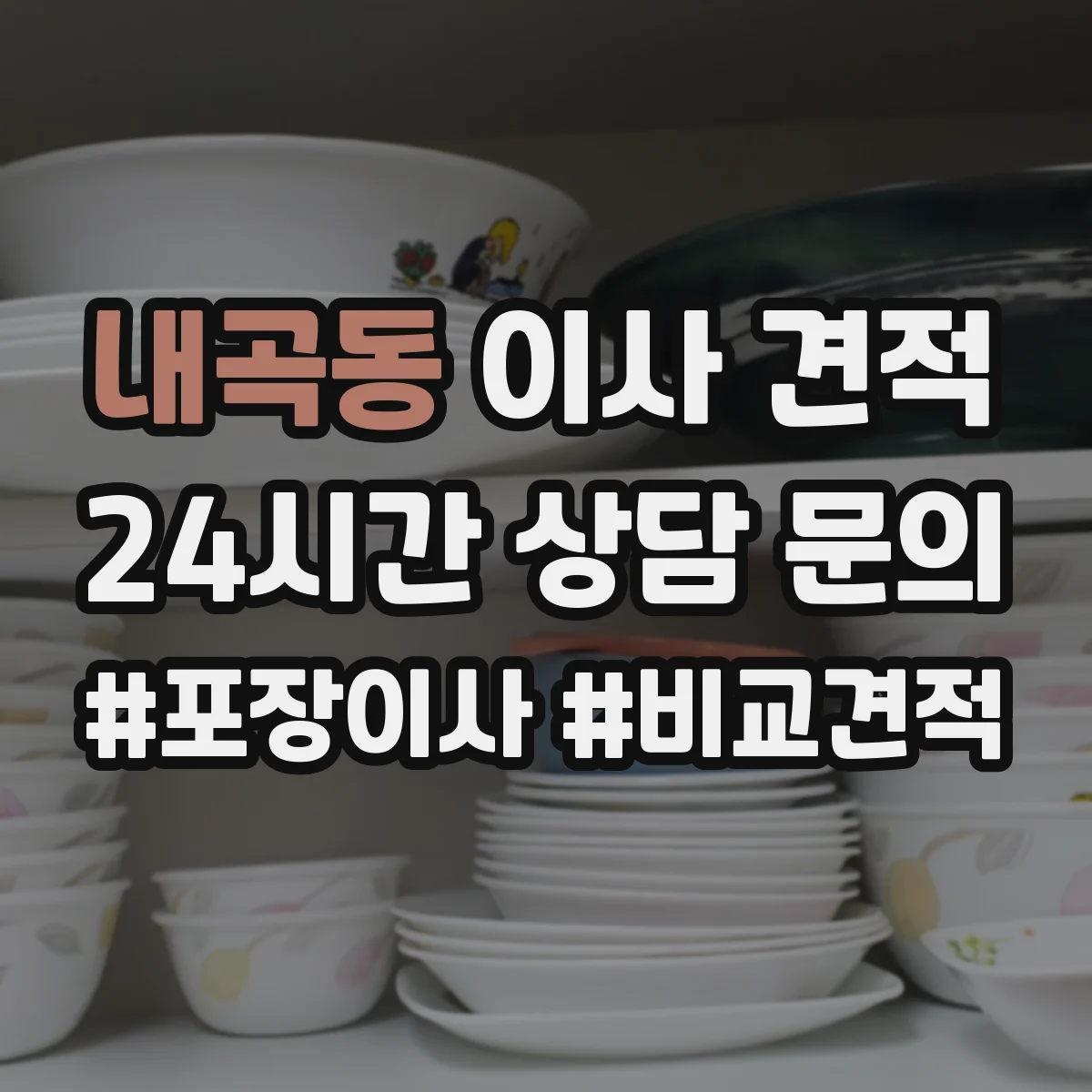내곡동 이사 견적