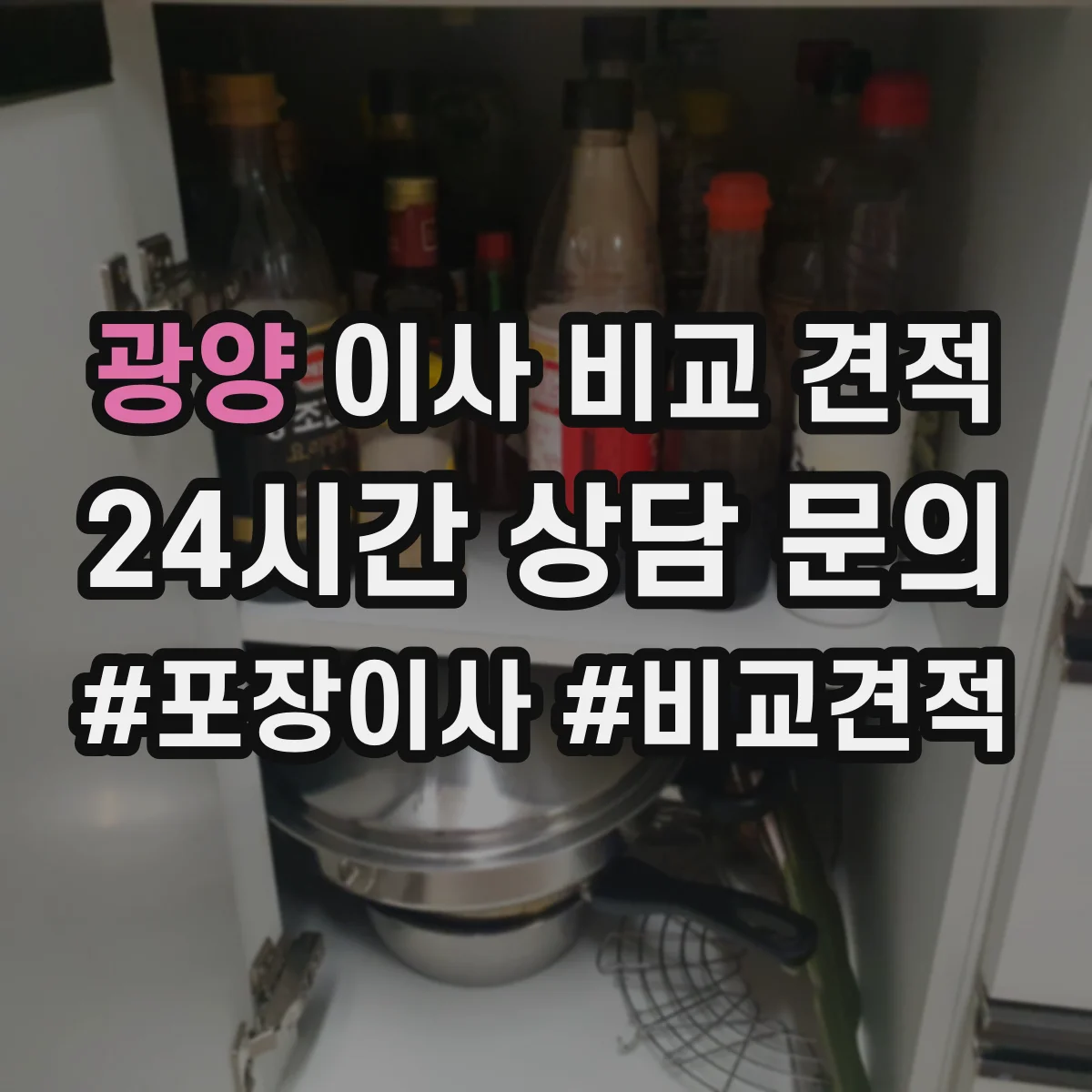 광양 이사 비교 견적