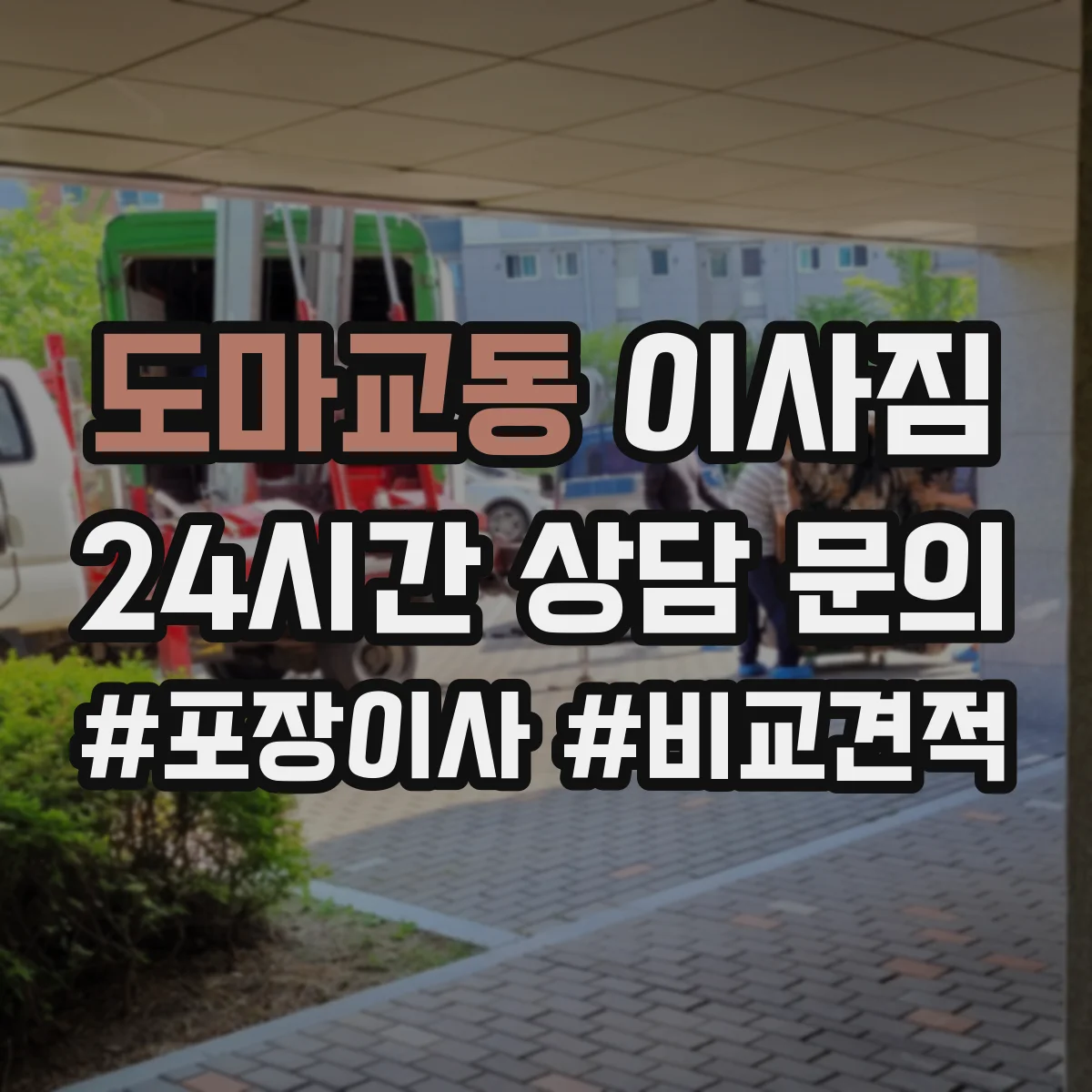 도마교동 이사짐