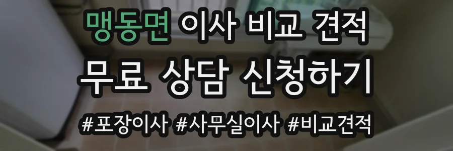 맹동면 이사 비교 견적