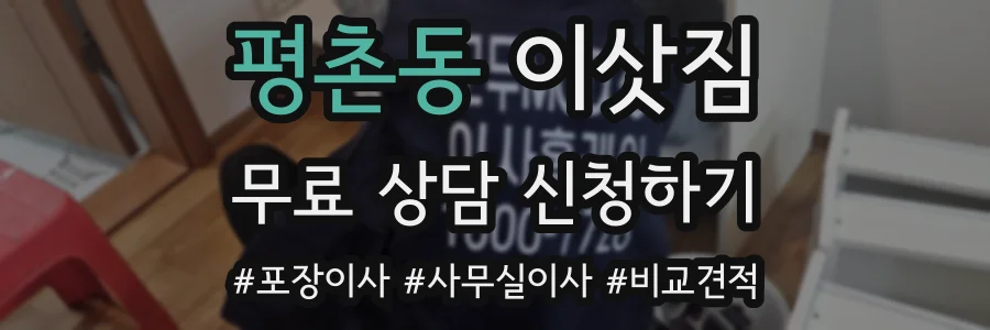 평촌동 이삿짐