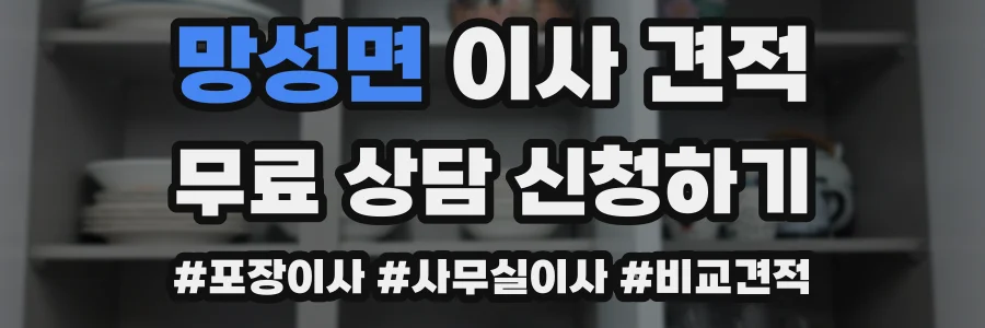 망성면 이사 견적