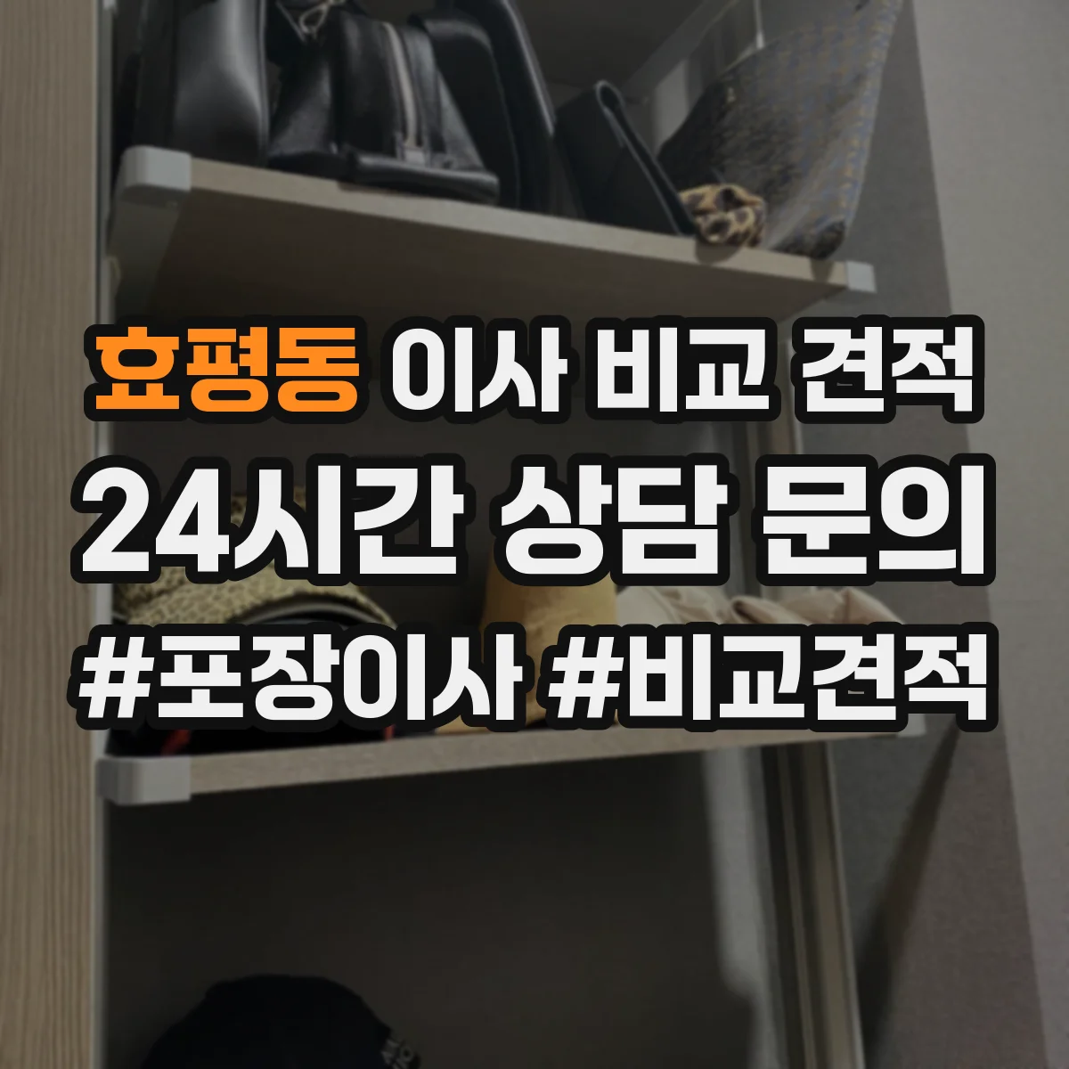 효평동 이사 비교 견적