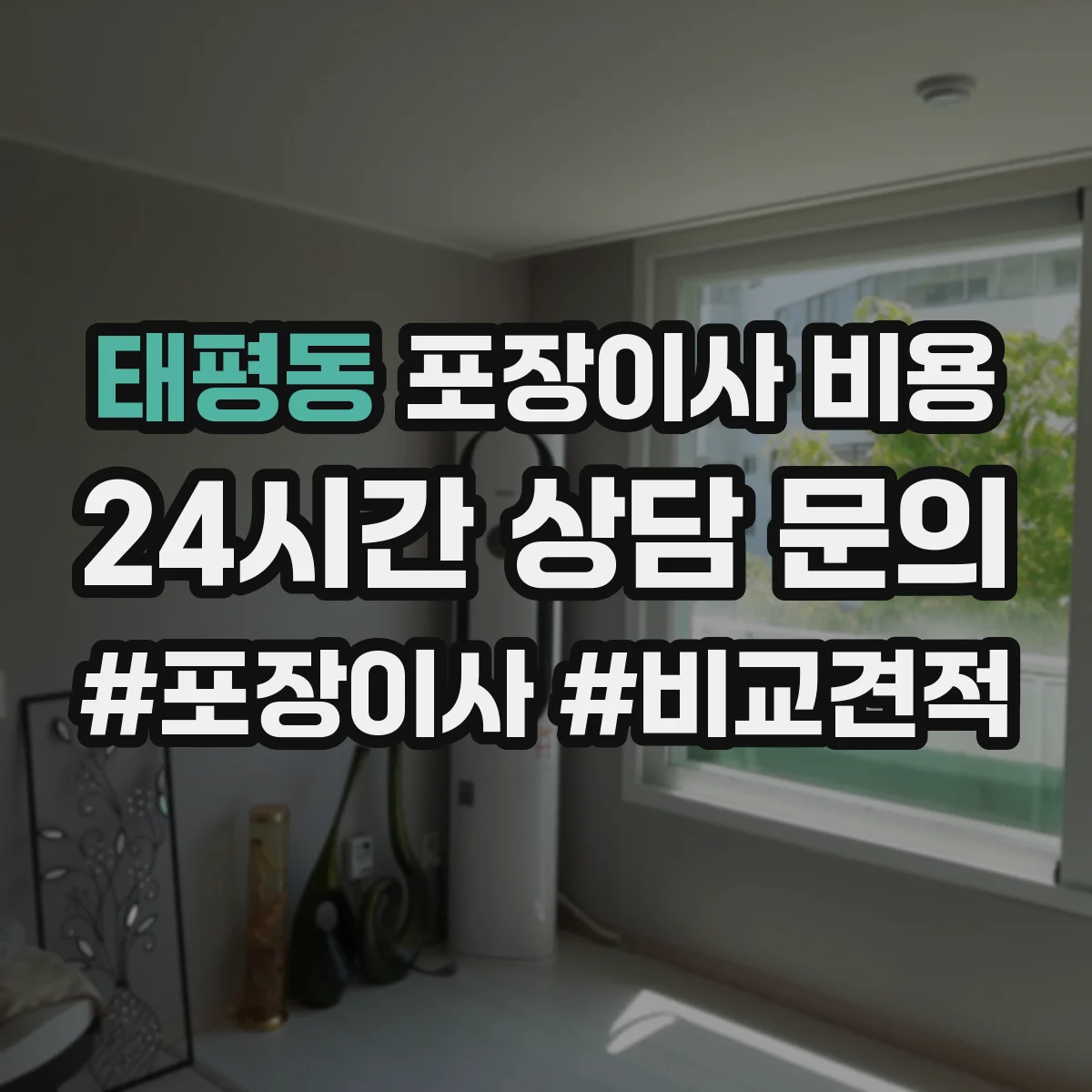태평동 포장이사 비용
