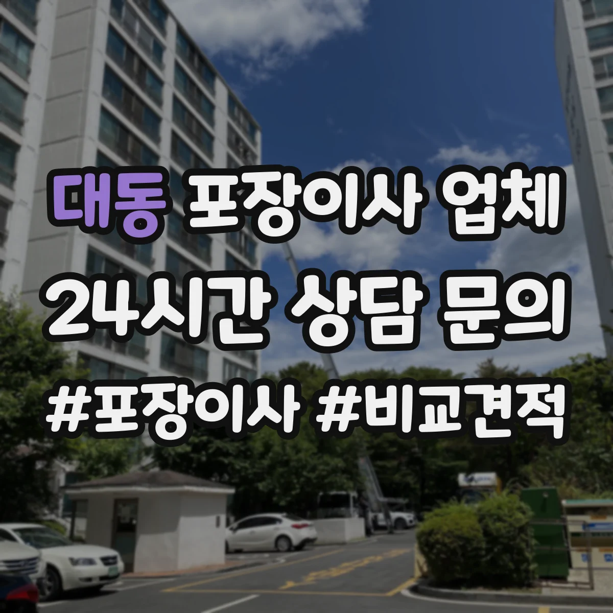 대동 포장이사 업체