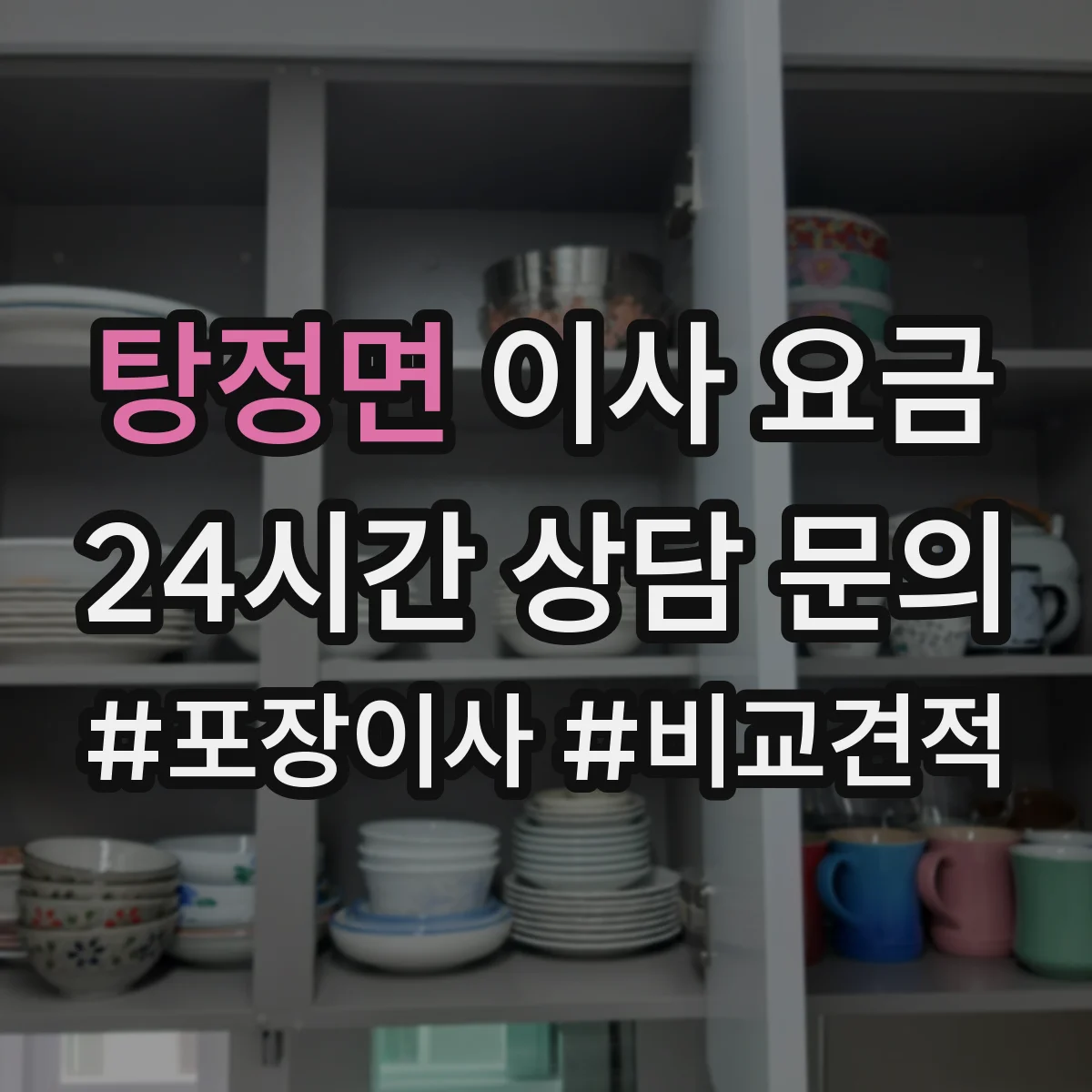 탕정면 이사 요금