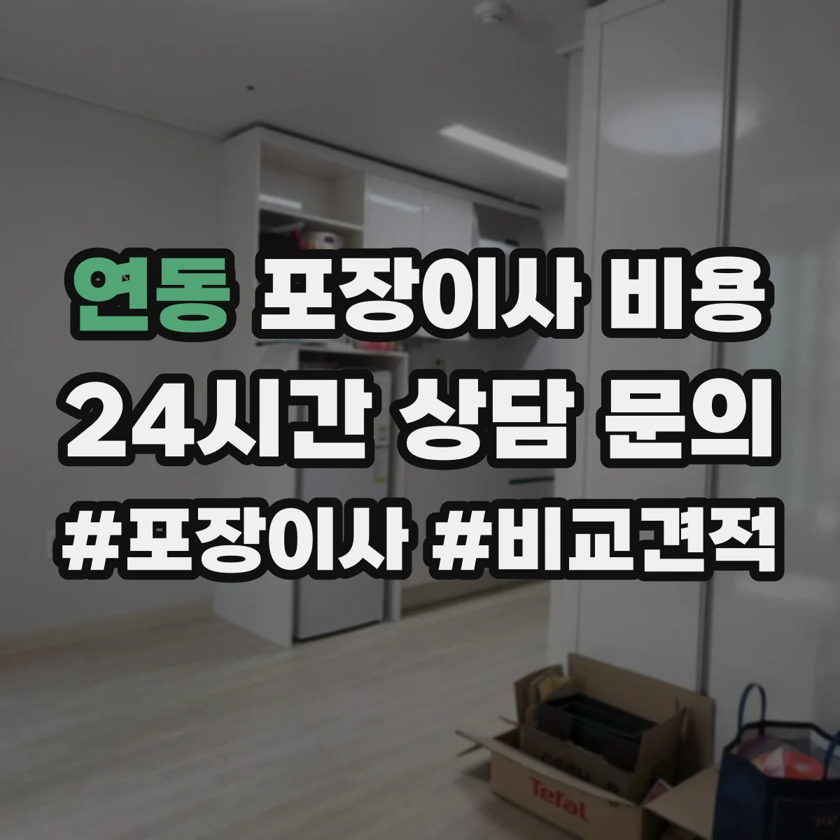 연동 포장이사 비용