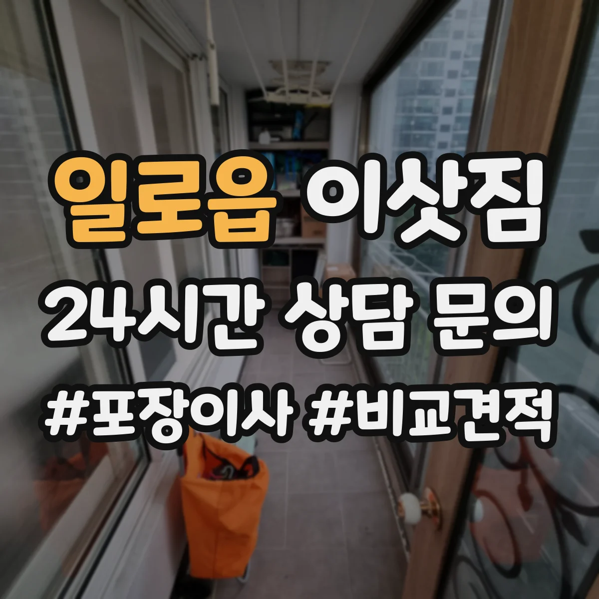 일로읍 이삿짐