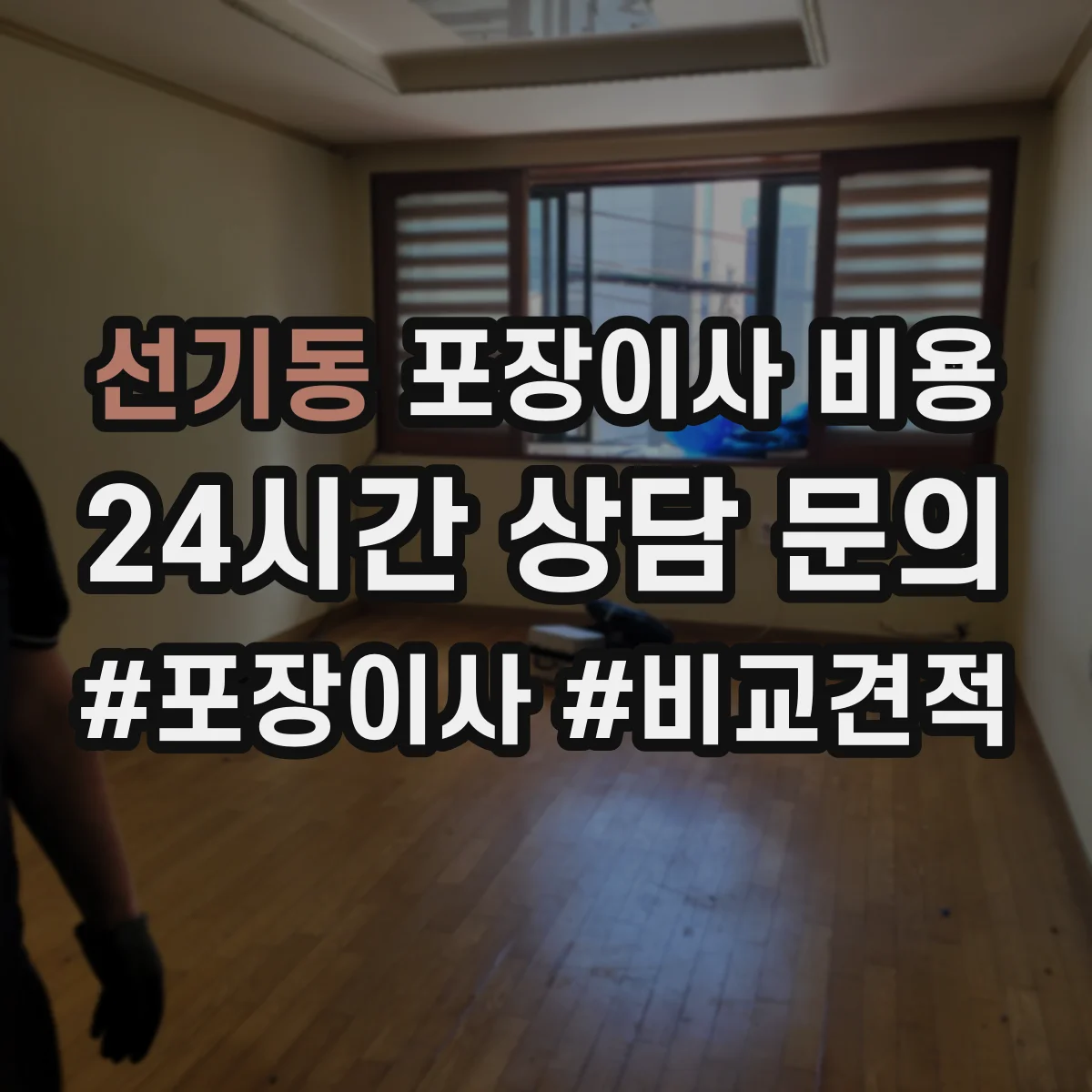 선기동 포장이사 비용