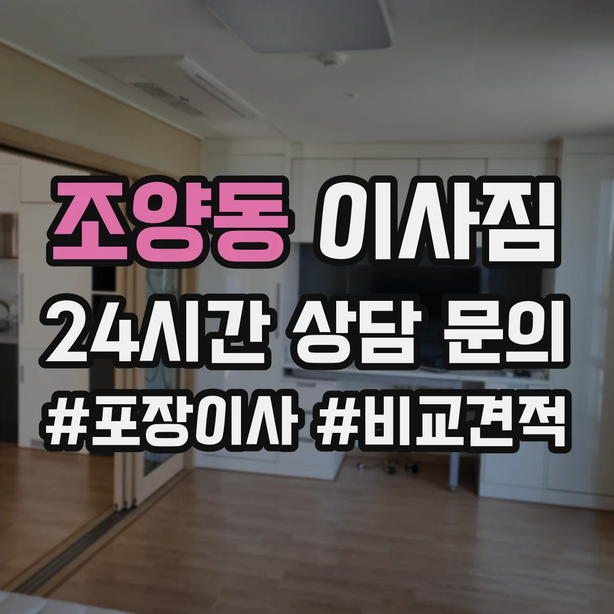조양동 이사짐