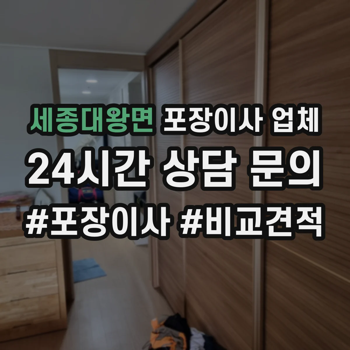 세종대왕면 포장이사 업체