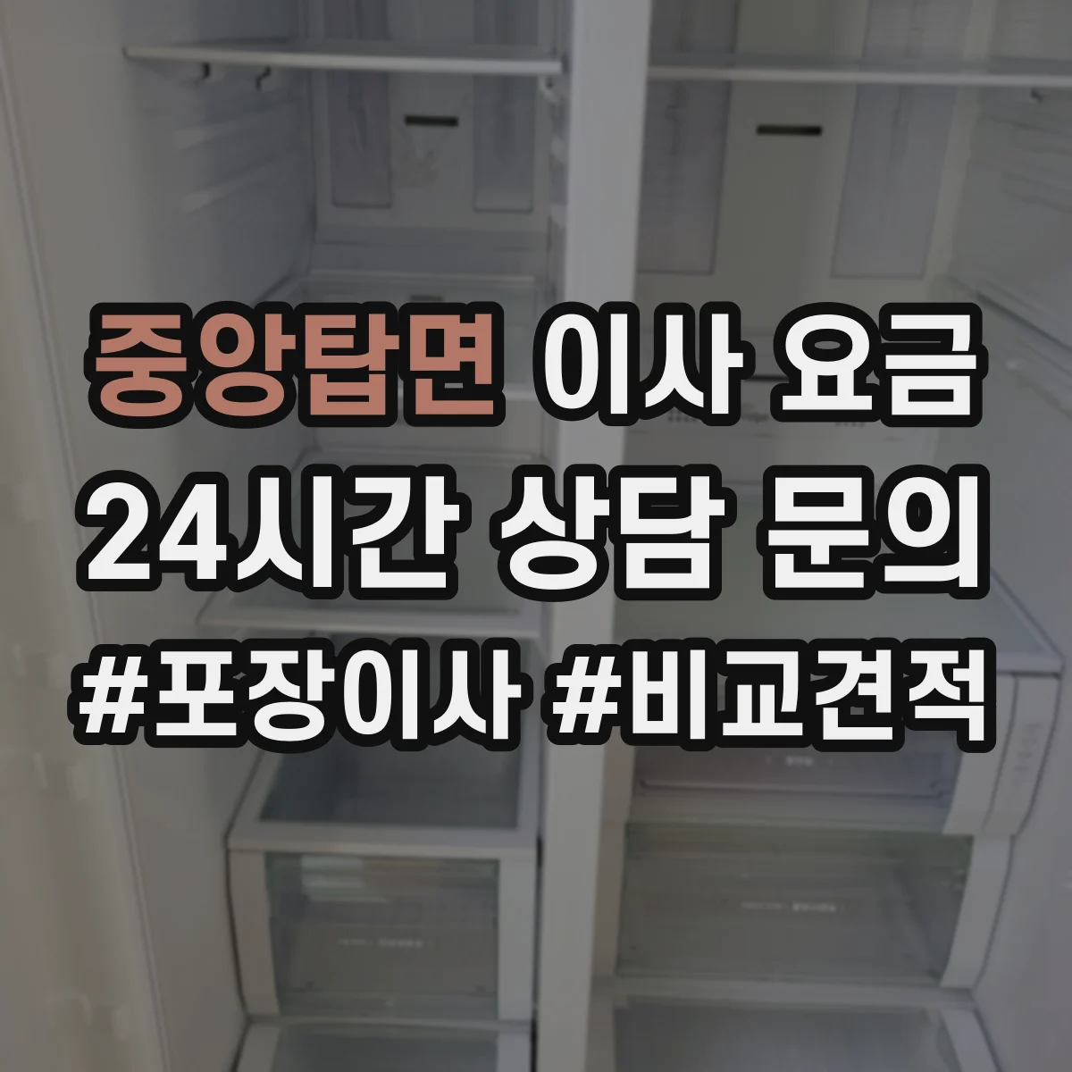 중앙탑면 이사 요금