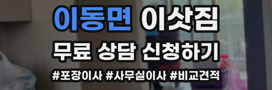 이동면 이삿짐