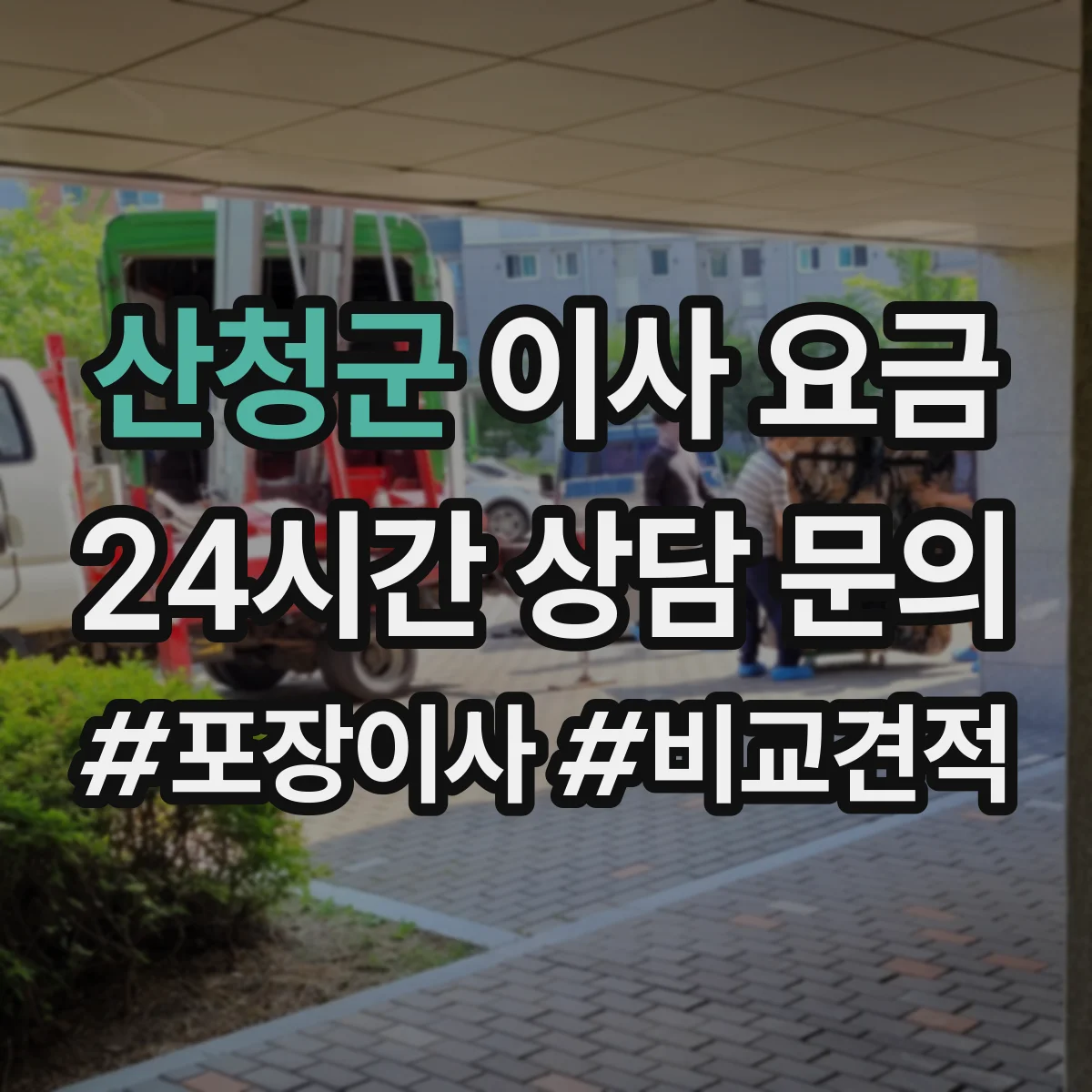 산청군 이사 요금