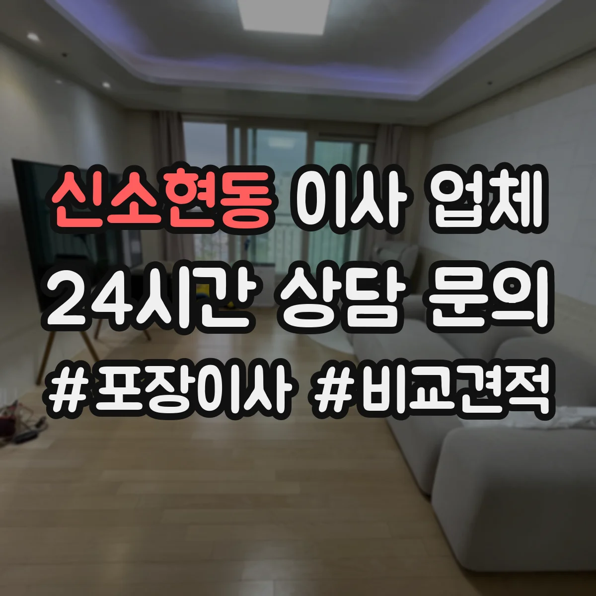 신소현동 이사 업체