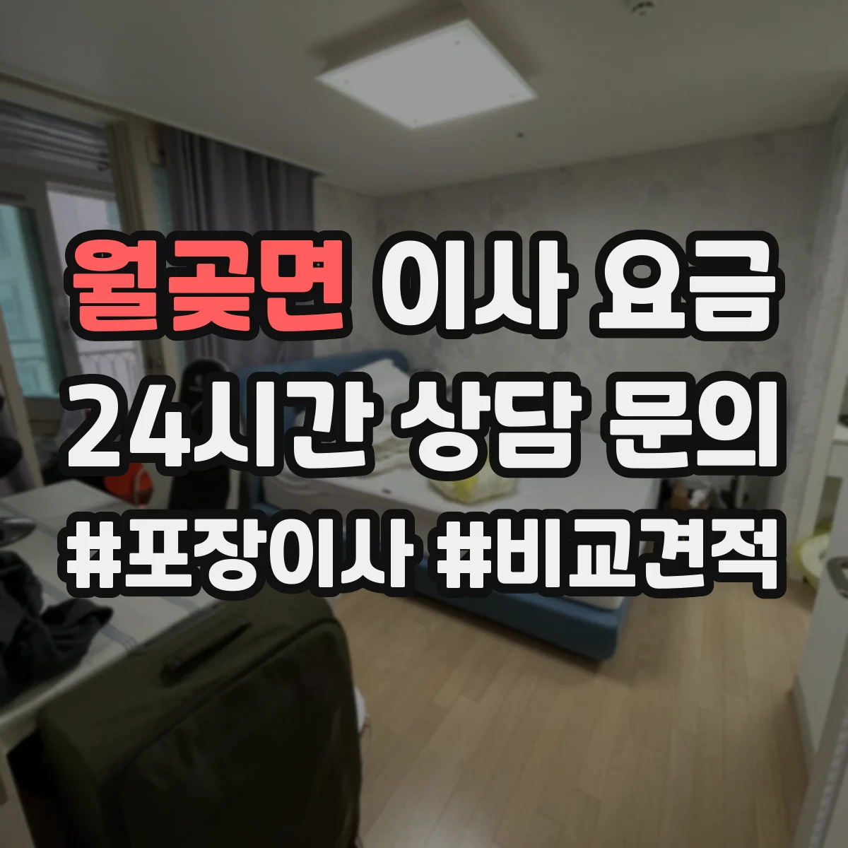 월곶면 이사 요금