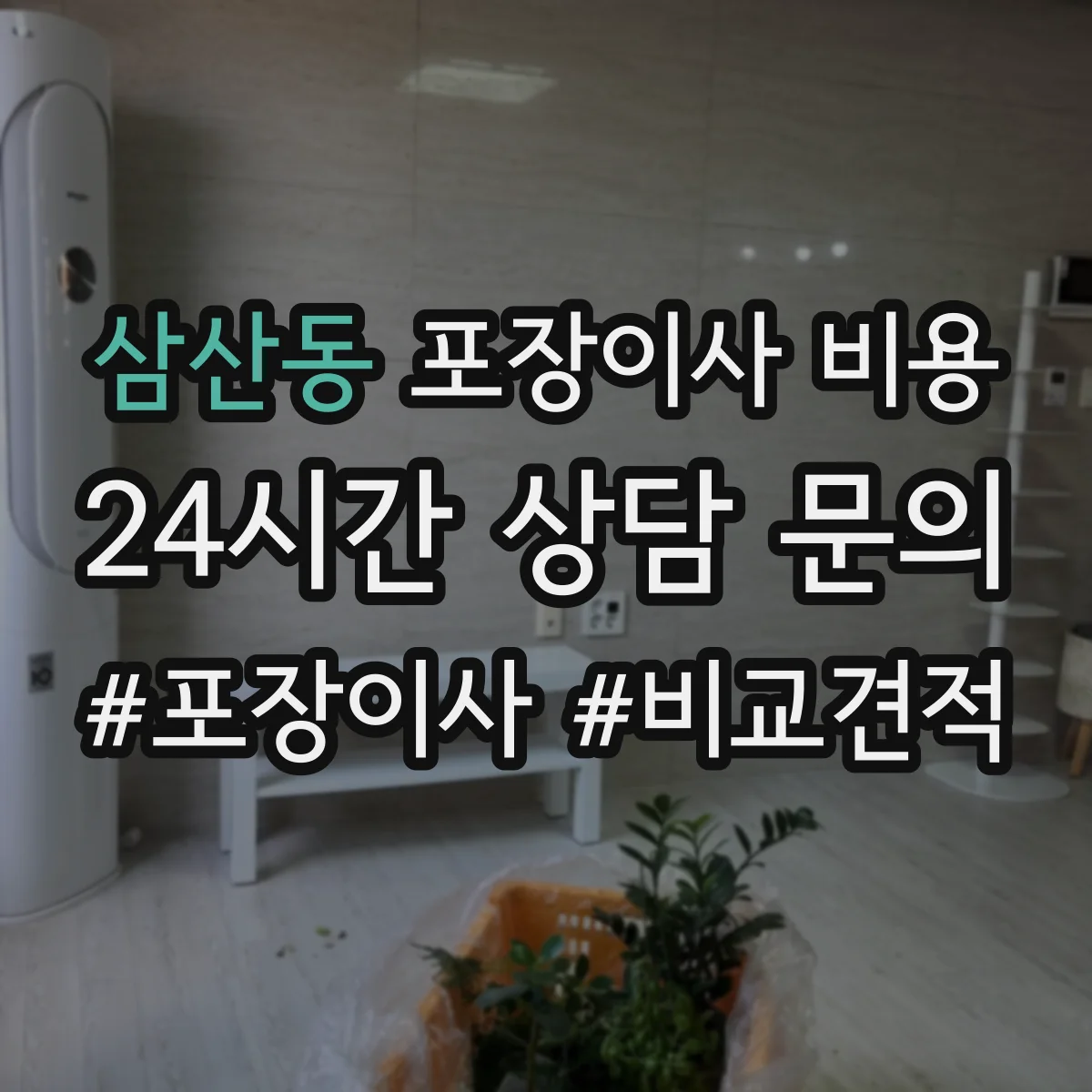 삼산동 포장이사 비용