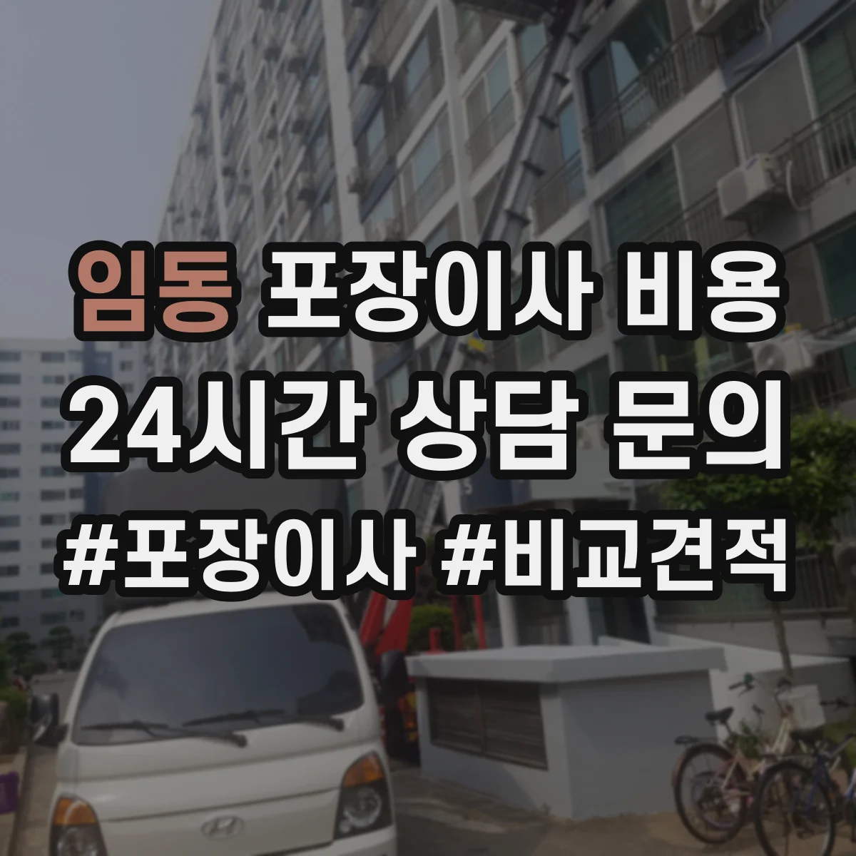 임동 포장이사 비용