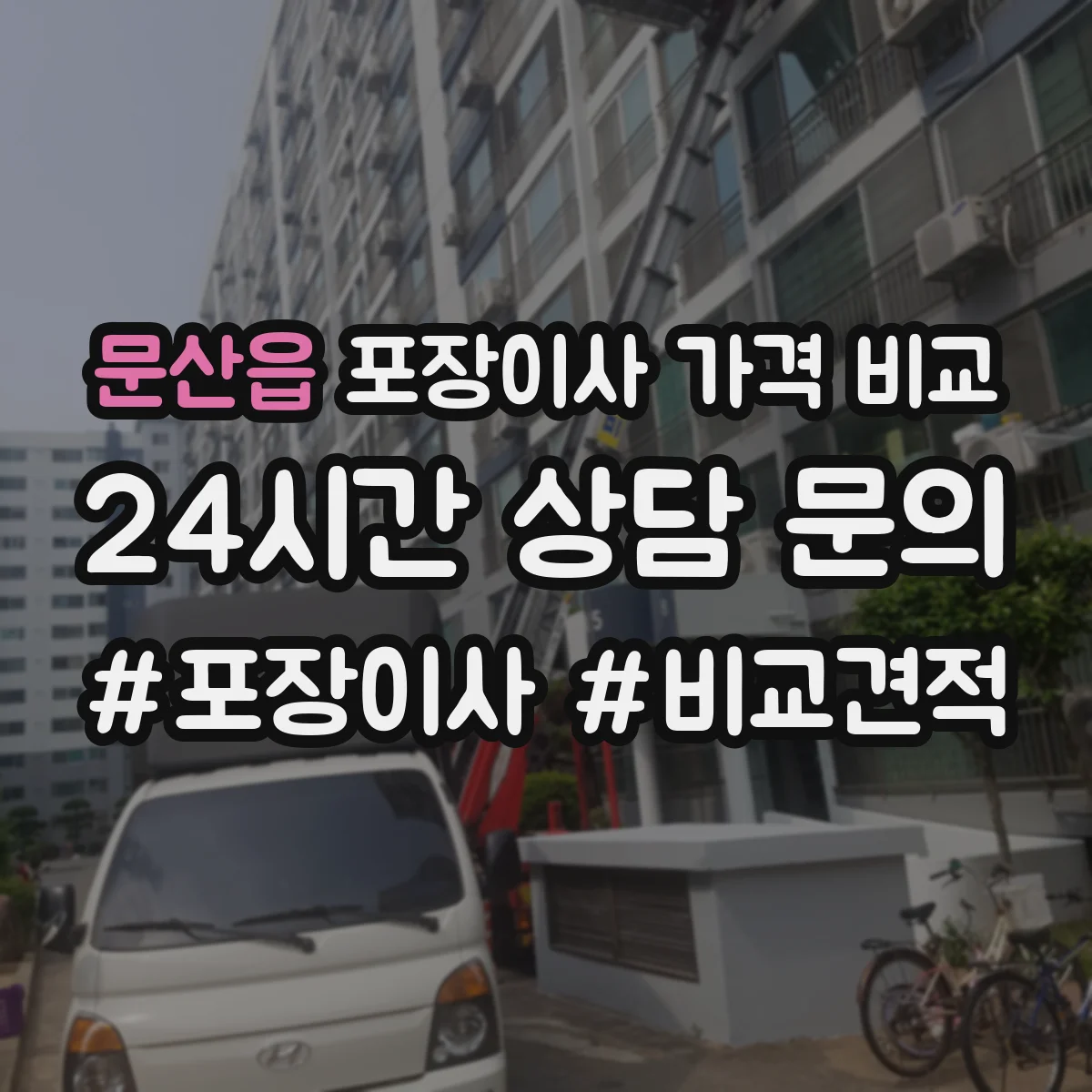 문산읍 포장이사 가격 비교