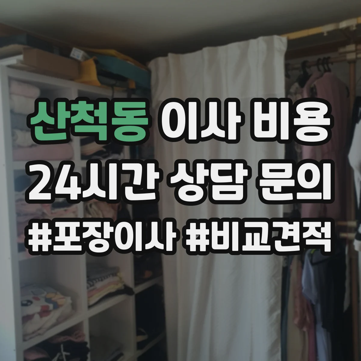 산척동 이사 비용