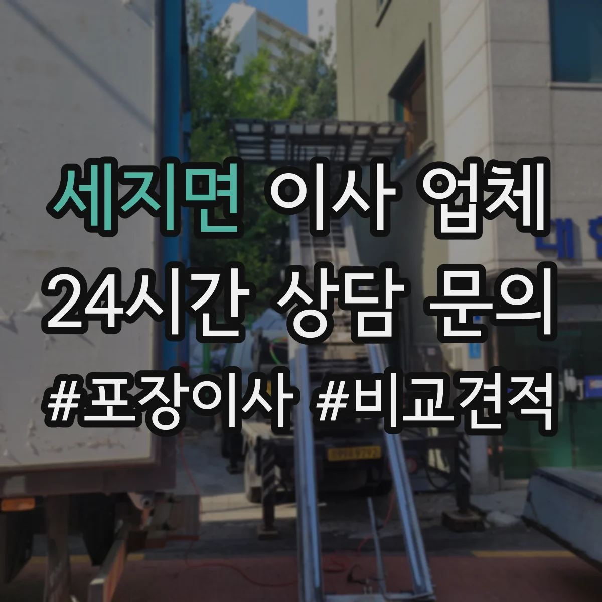 세지면 이사 업체