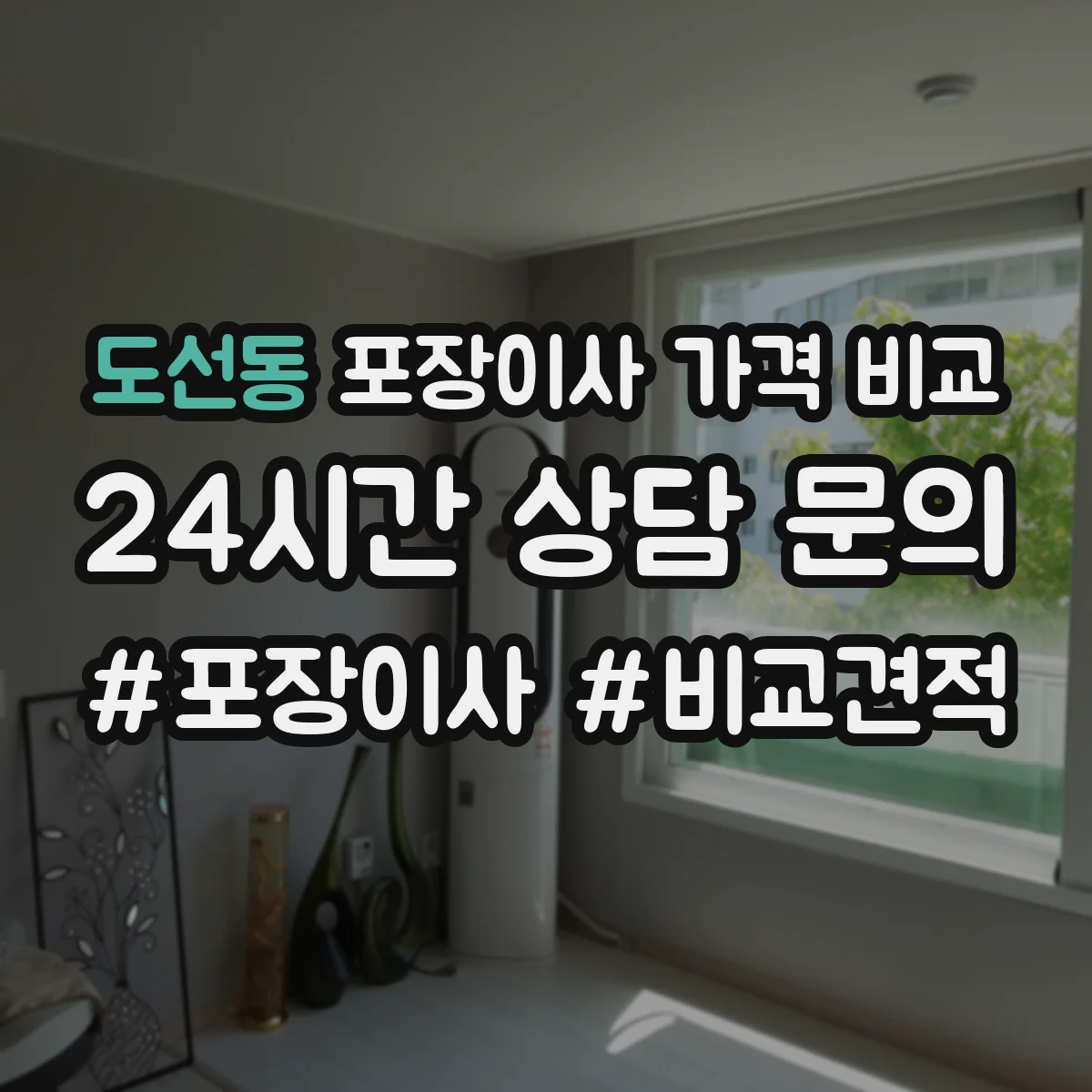 도선동 포장이사 가격 비교