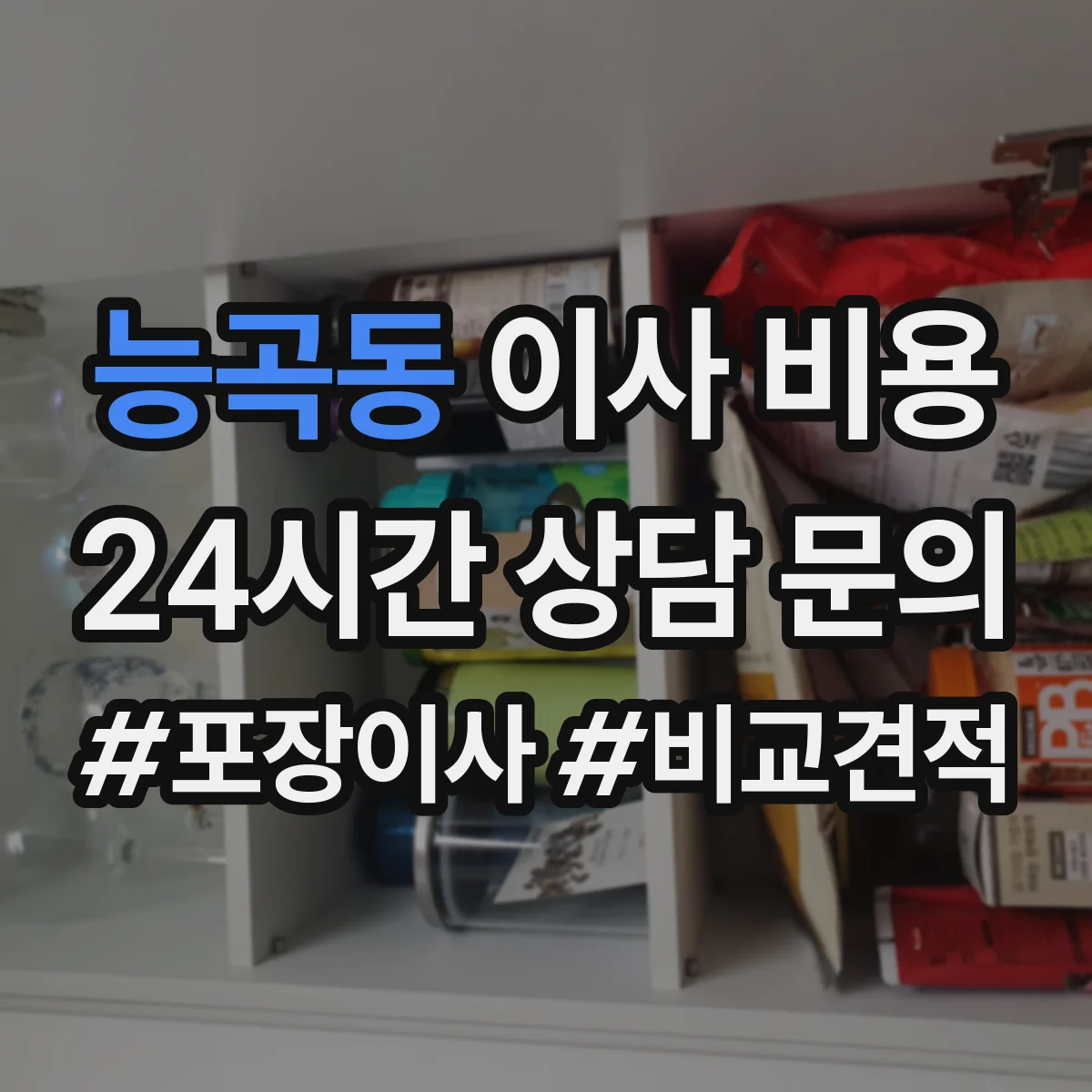 능곡동 이사 비용