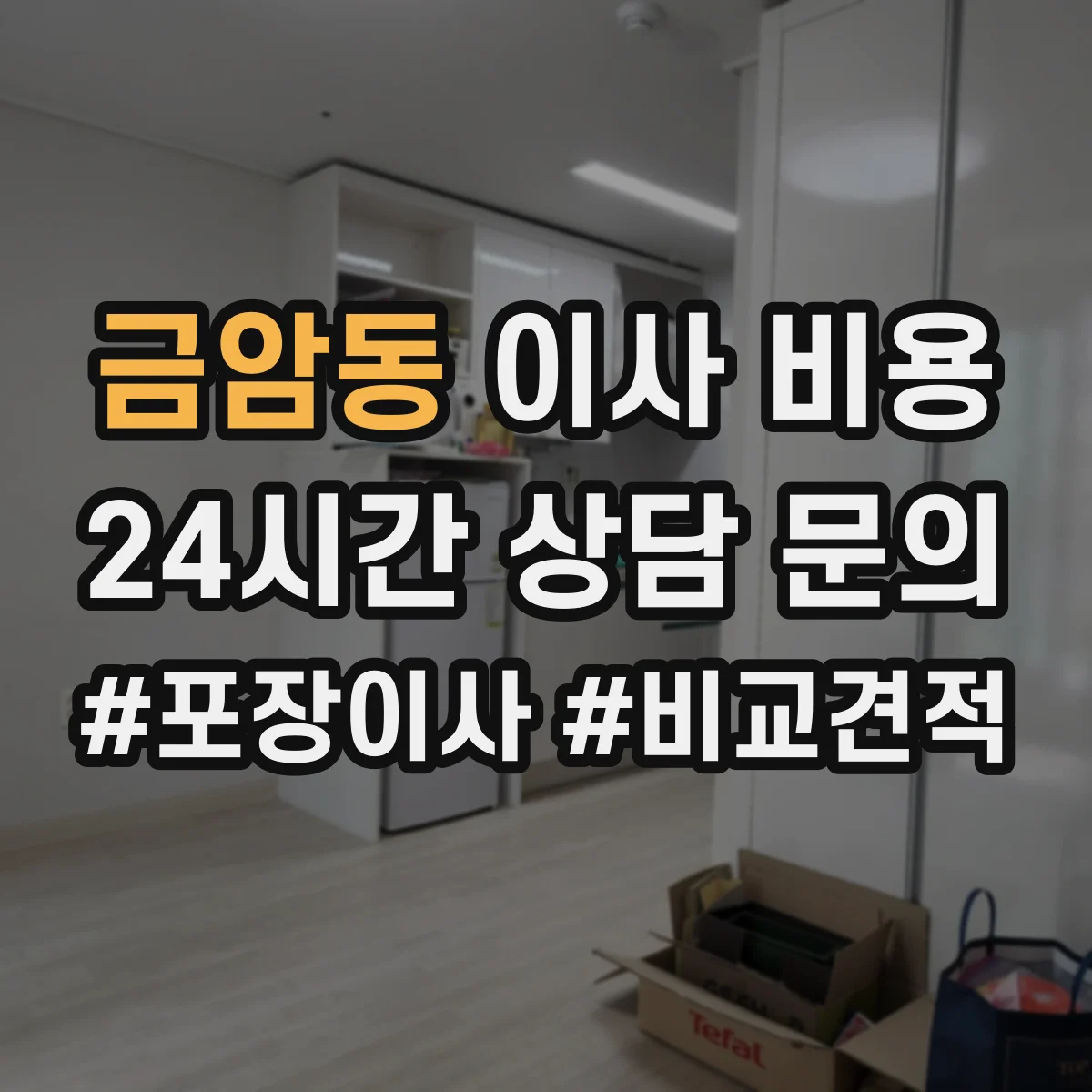 금암동 이사 비용