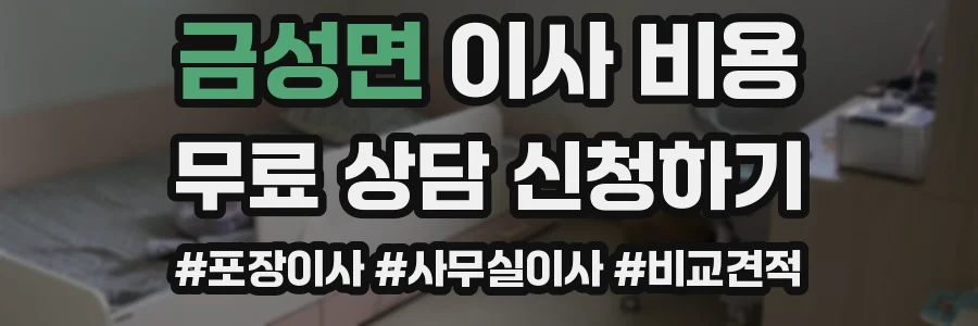 금성면 이사 비용