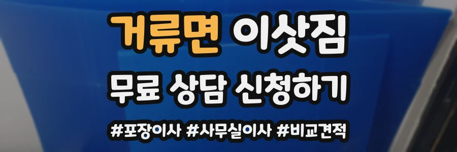 거류면 이삿짐