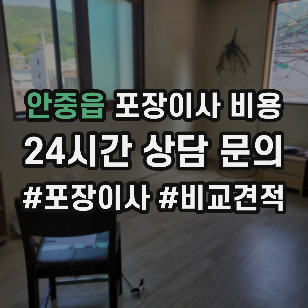안중읍 포장이사 비용
