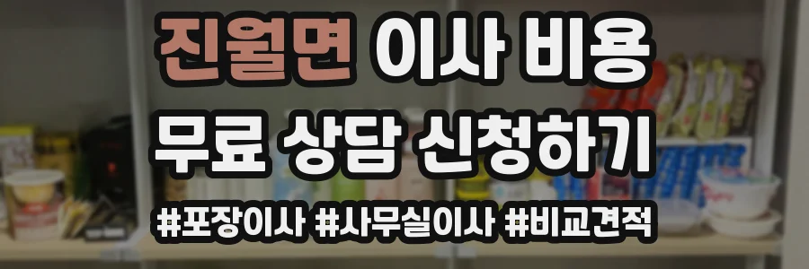 진월면 이사 비용
