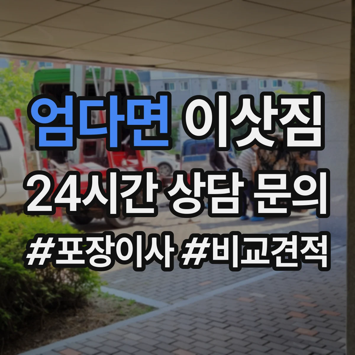 엄다면 이삿짐
