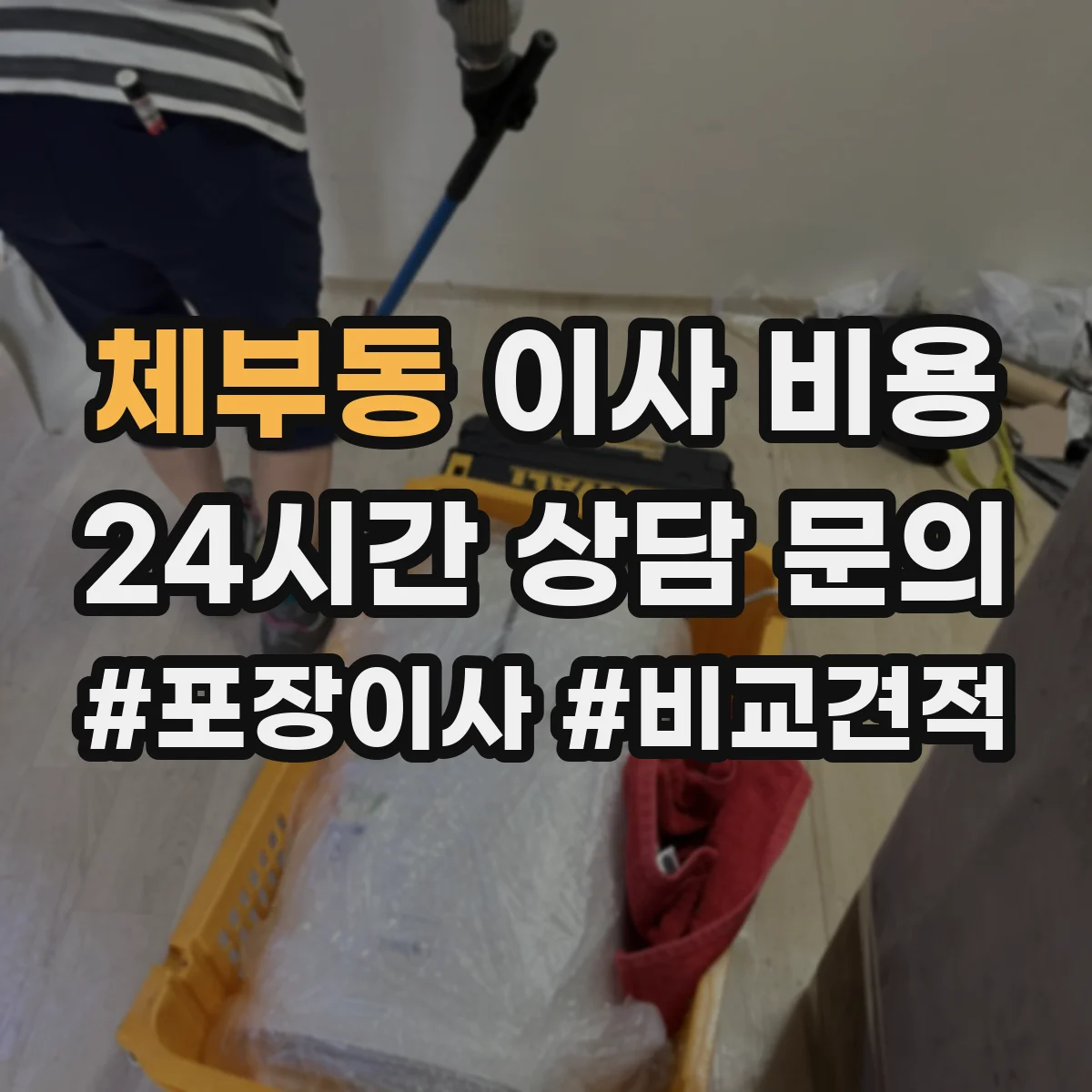 체부동 이사 비용