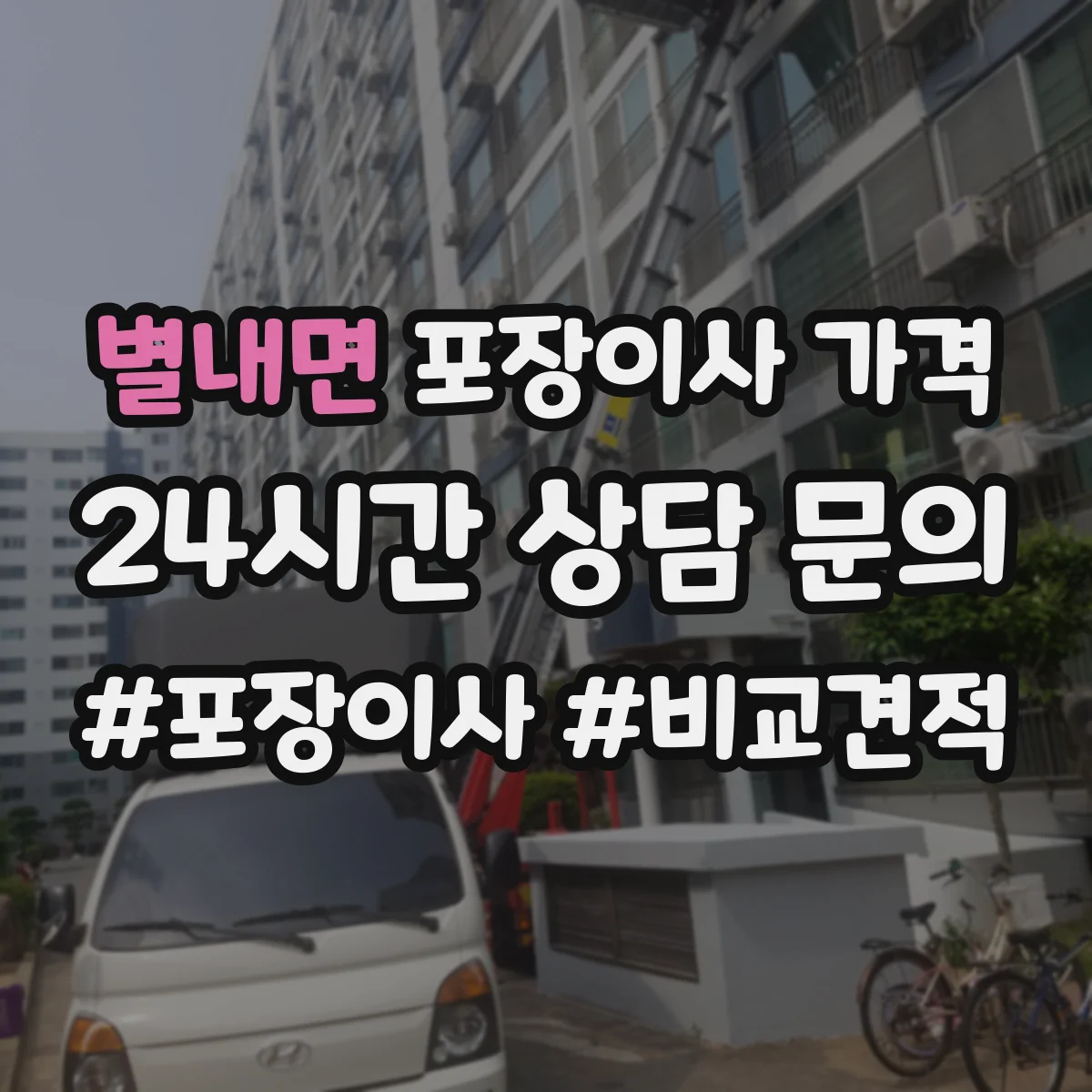 별내면 포장이사 가격