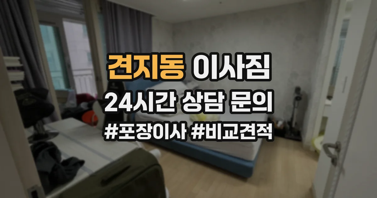 견지동 이사짐