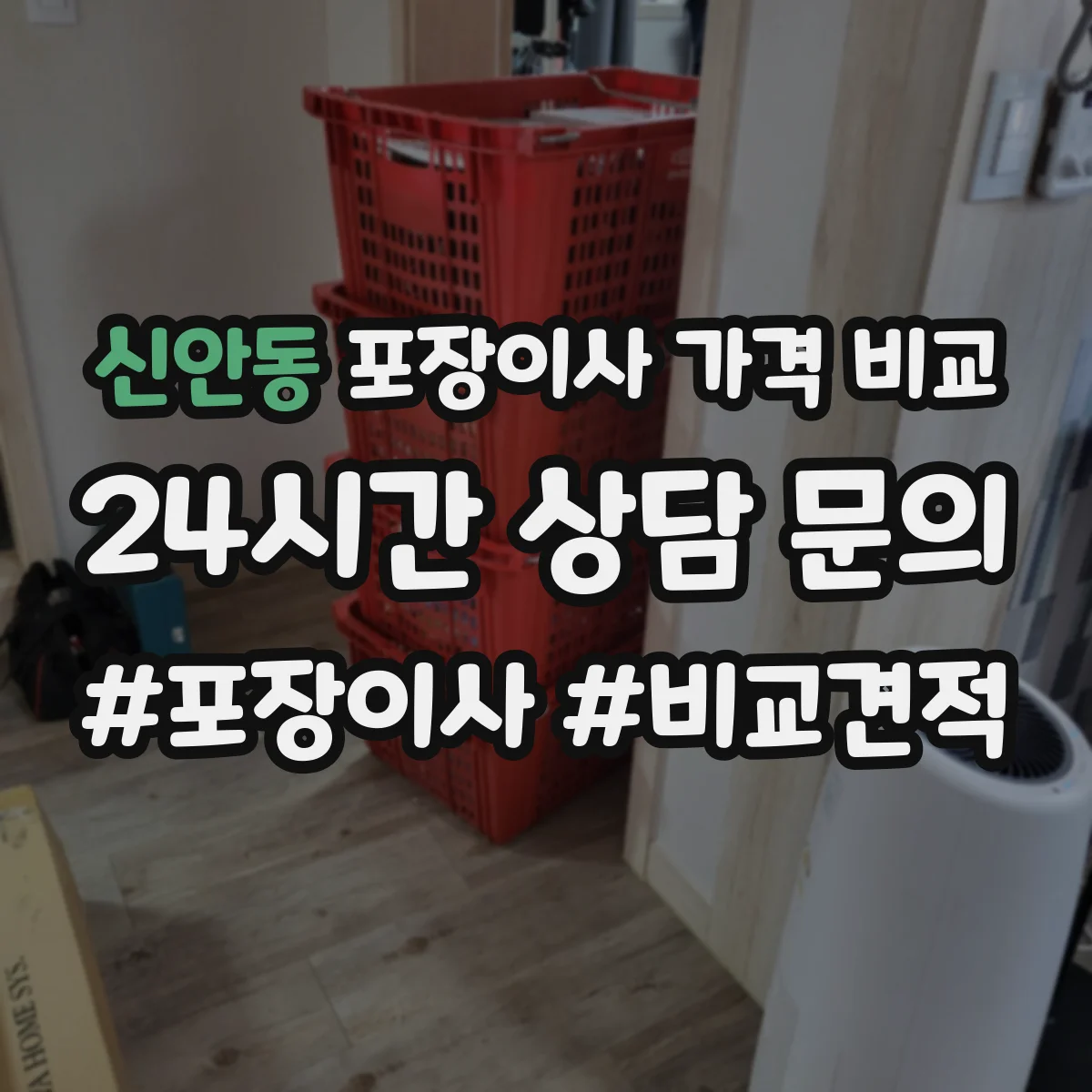 신안동 포장이사 가격 비교
