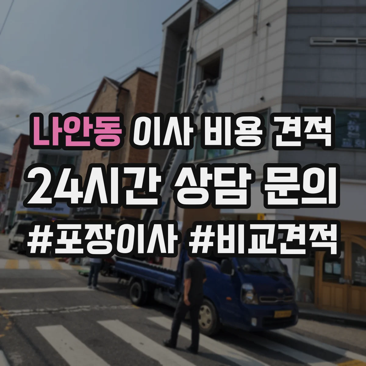 나안동 이사 비용 견적