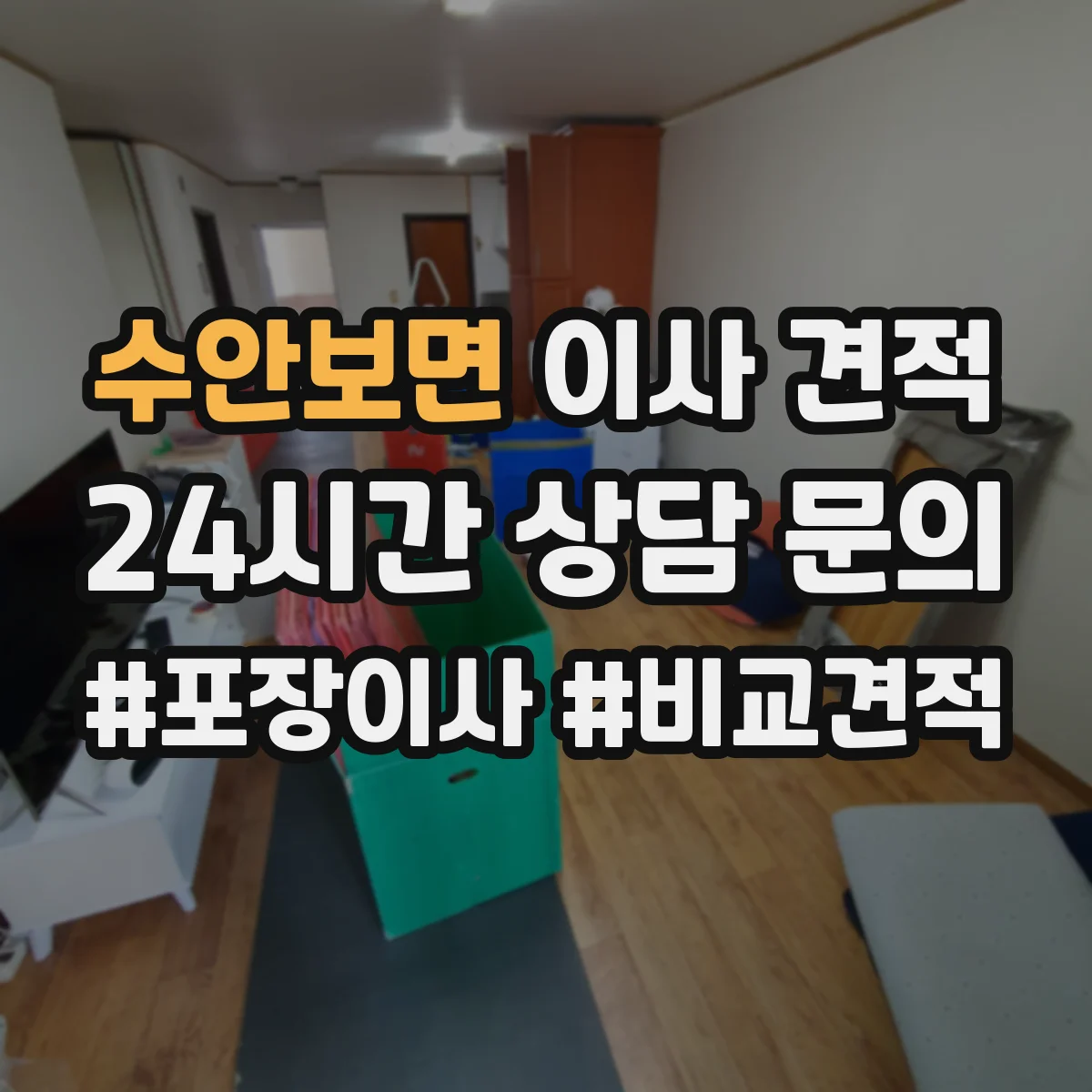 수안보면 이사 견적