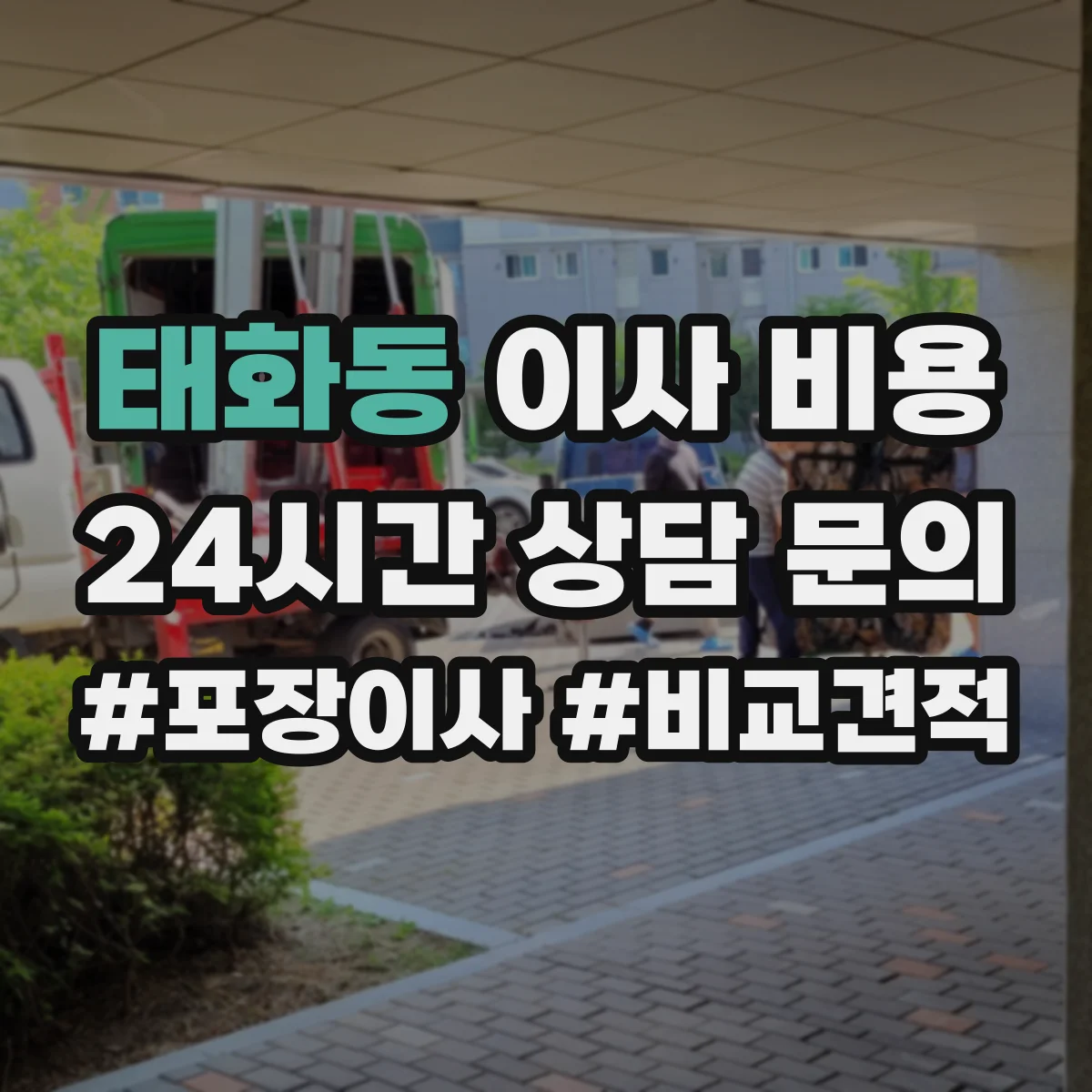 태화동 이사 비용