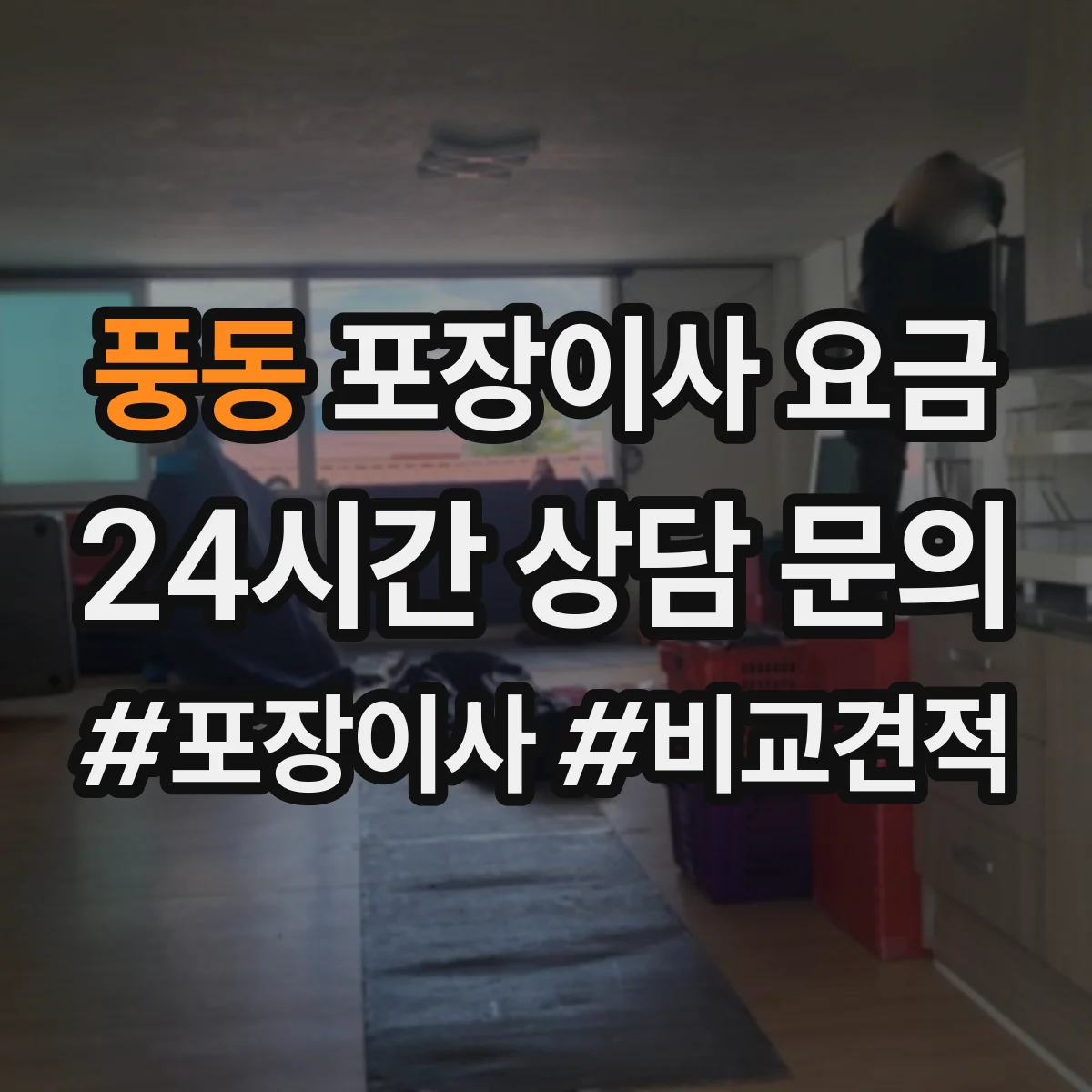 풍동 포장이사 요금