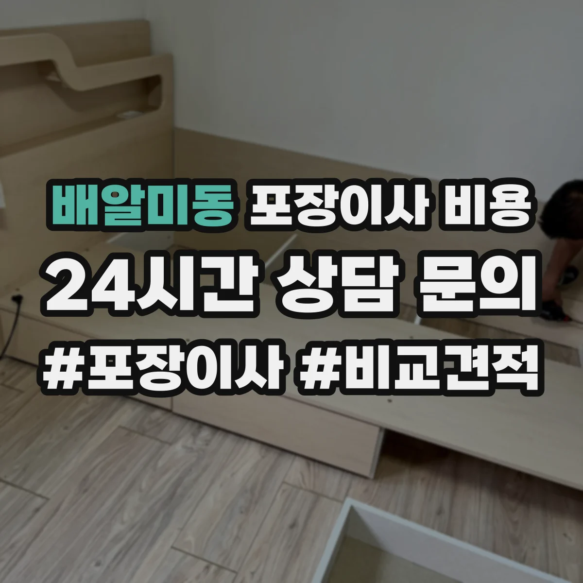 배알미동 포장이사 비용