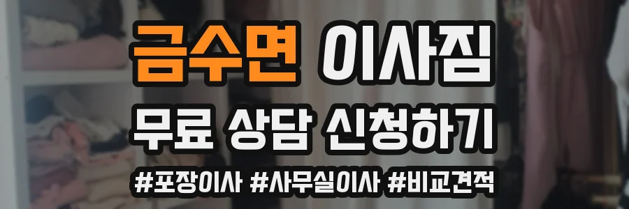 금수면 이사짐
